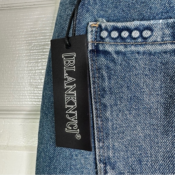 NWT Blank NYC Madison High Rise Crop Jeans Distressed Women’s Sz 27 - Picture 9 of 11